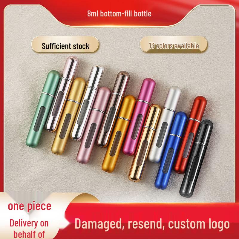 8ml Refillable Bottom-Fill Perfume Bottle – Portable Ultra-Fine Atomizing Spray for Travel