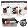 NCNL (NO CAMP NO LIFE) Manual Coffee Grinder with Stainless Steel and Ceramic Blades, Adjustable Grinding, Washable, Perfect for Solo Camping,
