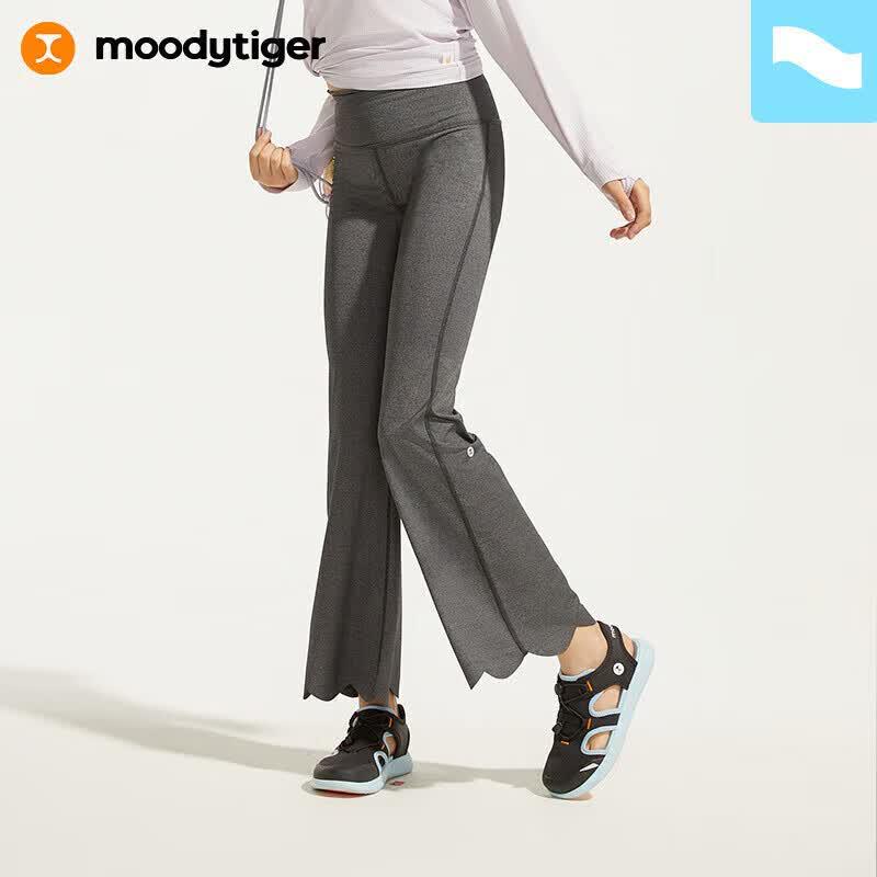 Moodytiger Girls Lightweight Cool-Touch Flare Sports Pants 110