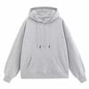 Unisex Thin Hooded Pullovers: Solid Color Sweatshirts, Sportswear, Group Apparel, Customizable with Logo for Spring and Autumn.