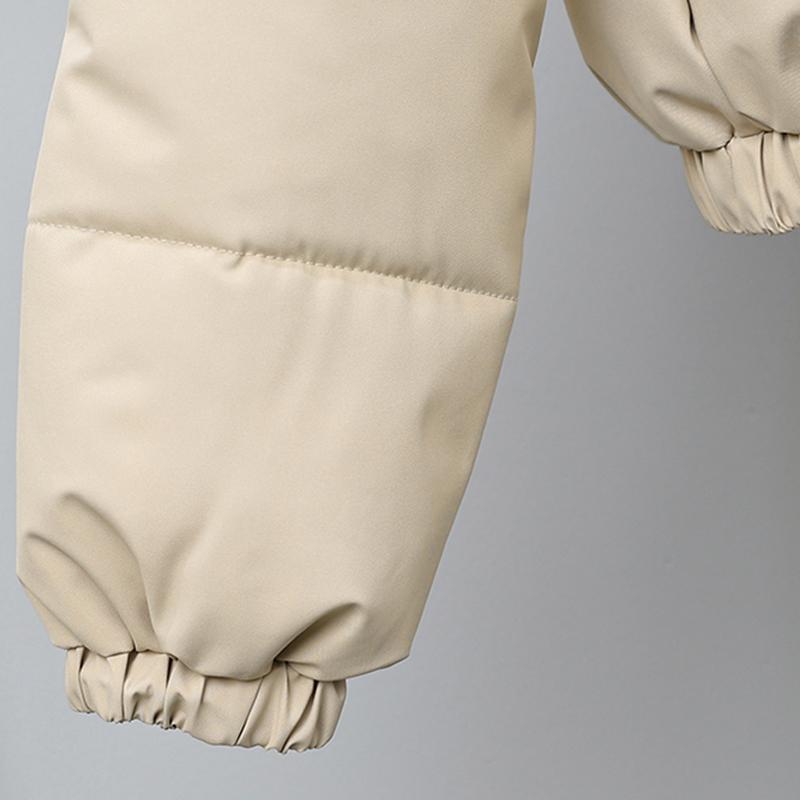 Fashion Winter Coat Female Short Parkas Hooded Faux Fur Collar Loose Thick Warm Women's Jackets