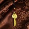 Trendy Alloy Baifu Pixiu Keychain Pendant Metal Accessories Bag Trailer Hanging Pendant Decorative Small Gift