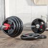 Lishitu Cast Iron Rubber Coated Barbell Weight Plate