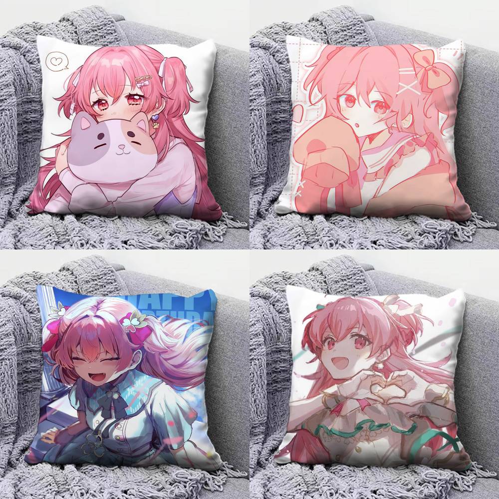 Momoi Airi Cute Pillow Covers Home Sofa Cushion Covers and Aecorative Custom
