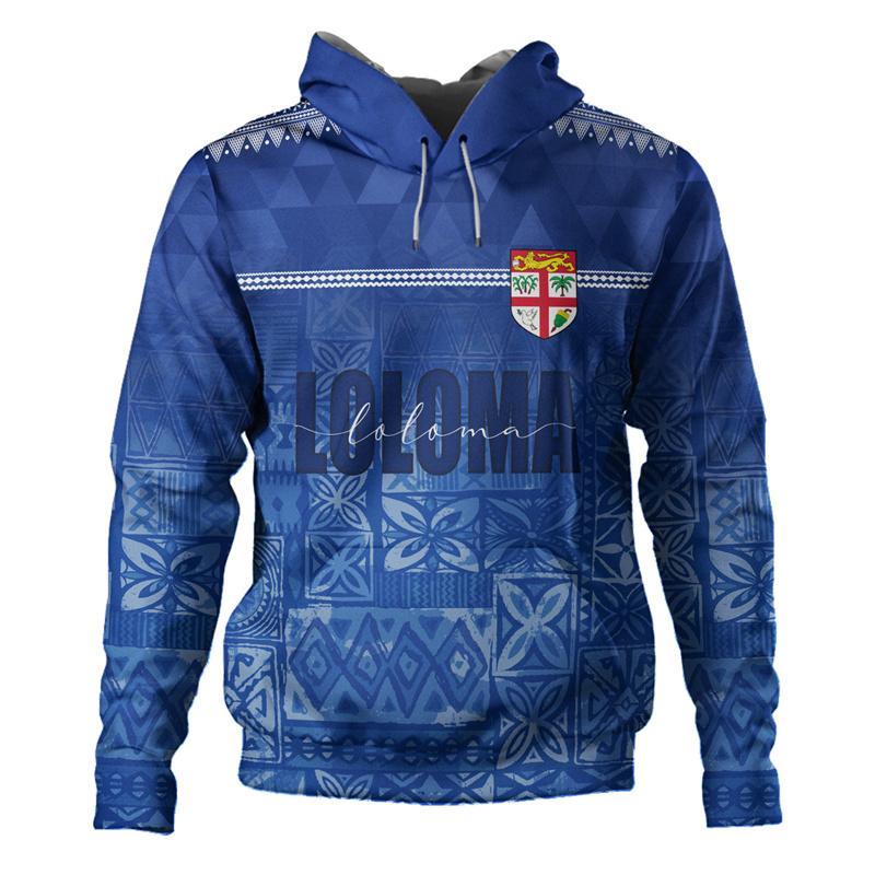 New 3D Print Fiji Independence 1970 Tapa Style Polynesian Hoodies For Men Fashion Streetwear Cool Hooded Sweatshirts Top Clothes