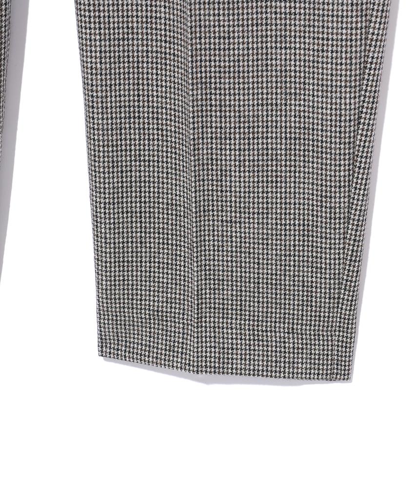 AOTT Wool Houndstooth Tapered Slacks