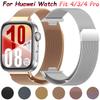 Metall Mailänder Schlaufe Armband für Huawei Watch Fit 4/3 Smartwatch Ersatz Atmungsaktives Armband für Huawei Watch Fit 4 Pro Correa
