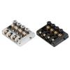4 String Headless Electric Bass Bridge Zinc Alloy Brass Bridge Replacement with String Lock