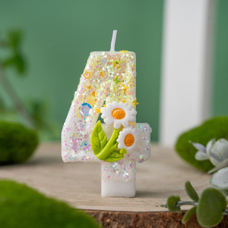 Sunflower Sequin Decoration for First Birthday - Creative New Style Hot Sale