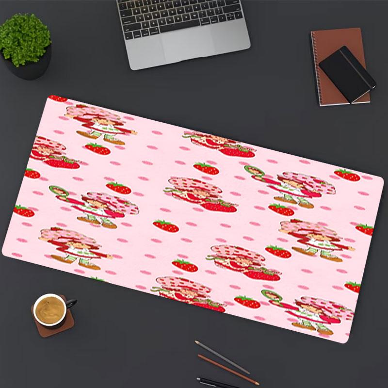 Strawberry Shortcake Print Mouse Pad, for Keyboard Pad Laptop PC Mat for Office Home Use, Desk Decor, Perfect Birthday Gift for Gamers