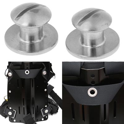 BCD-Schrauben Montageschrauben Edelstahl Harness Rückenplatte Buchenschrauben Zubehör für Tauch-Rückenplattenpolster & BCD-Befestigungen