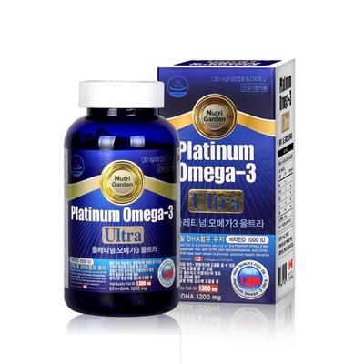 Nutrigarden Platinum Ultra Omega 3, 180 Tablets, 1 unit,Korean Health Food