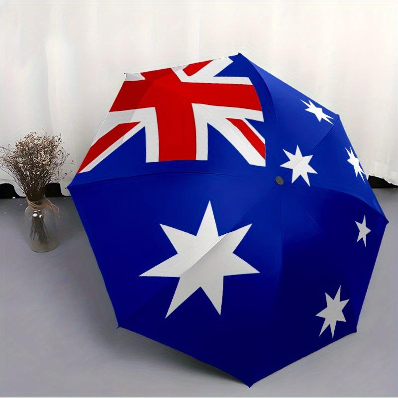 Australian Flag Umbrella Automatic Folding Portable Automatic Umbrella Universal Four Seasons Daily Activities And Holiday Gifts Decorative