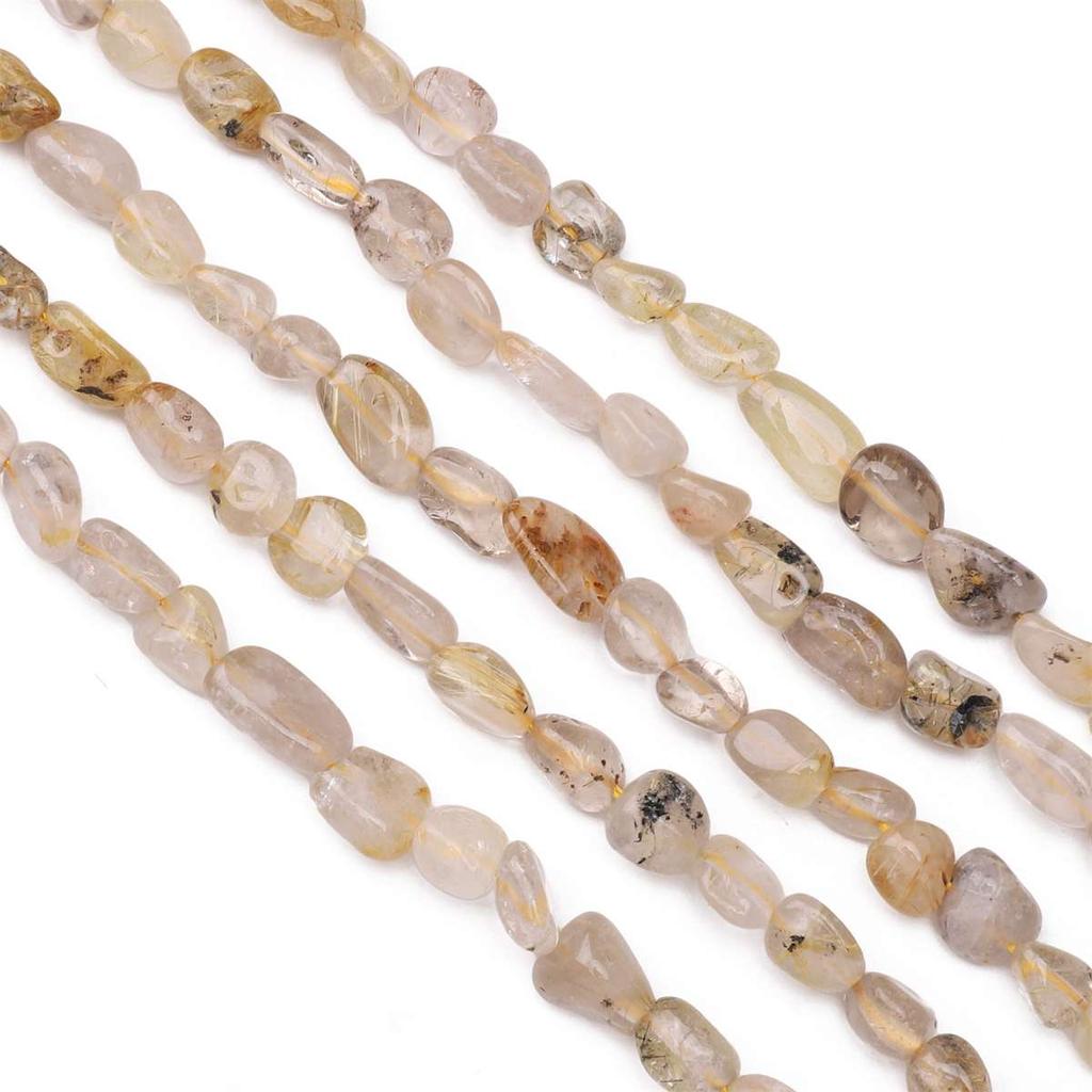 40-55Pcs Natural Colorful Irregular Shape Stone Loose Beads For Jewelry Making DIY Bracelet Necklace Accessories 15'' Strand
