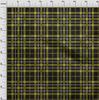 oneOone Cotton Flex Lime Green Fabric Tartan Fabric For Sewing Printed Craft Fabric By The Yard 40 Inch