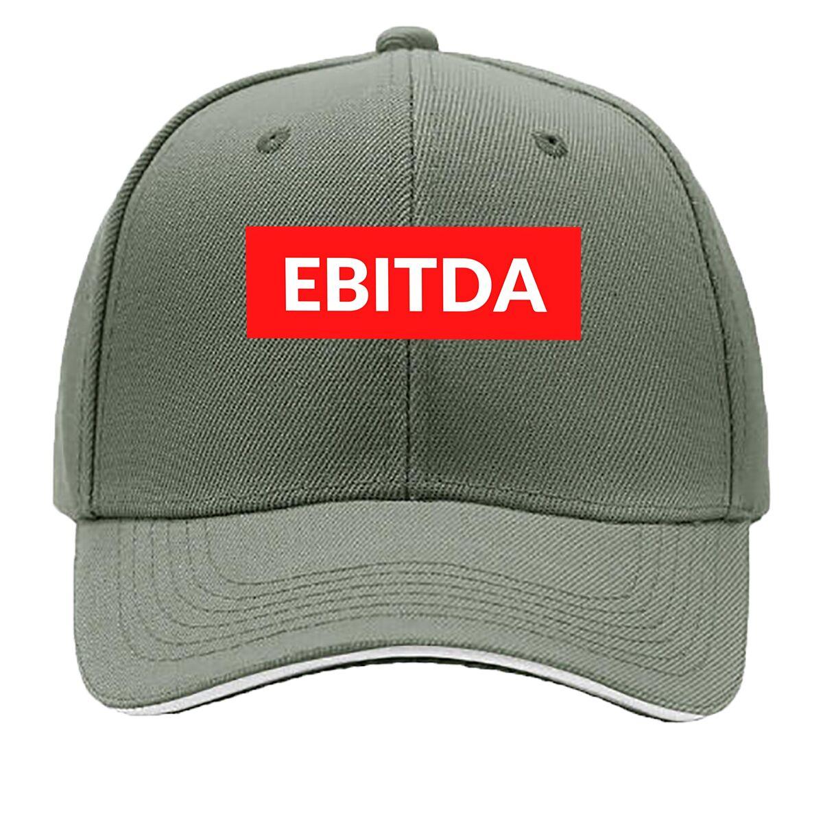EBITDA Financial Acronym Art Sandwich Baseball Cap One Size темно серый