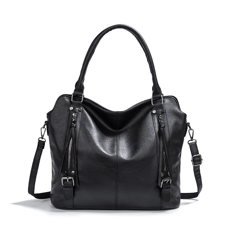 New women's bag large bag portable tote bag soft leather large capacity shoulder messenger women's bag