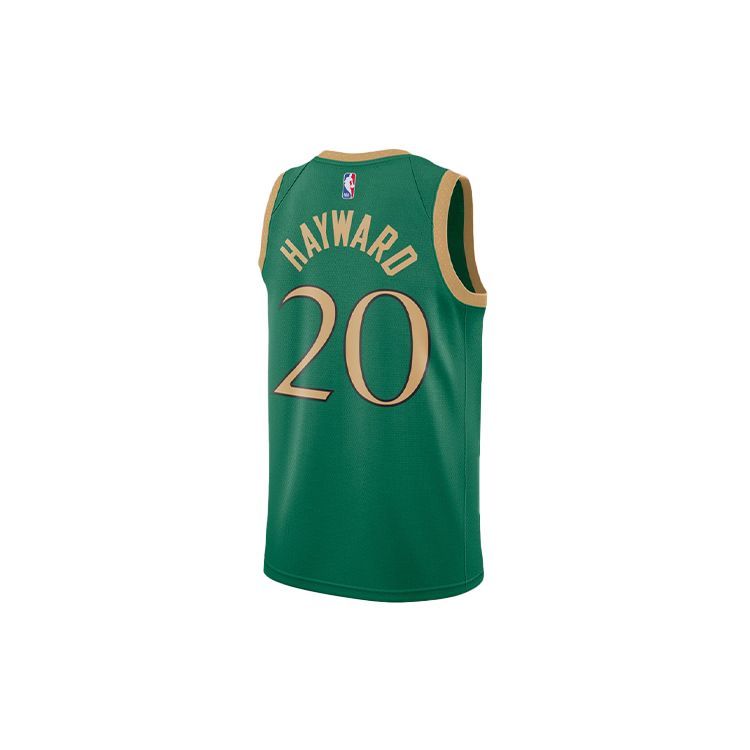 Nike Boston Celtics Gordon Hayward No. 20 NBA Swingman Jersey Men Jersey Green AV4624-312