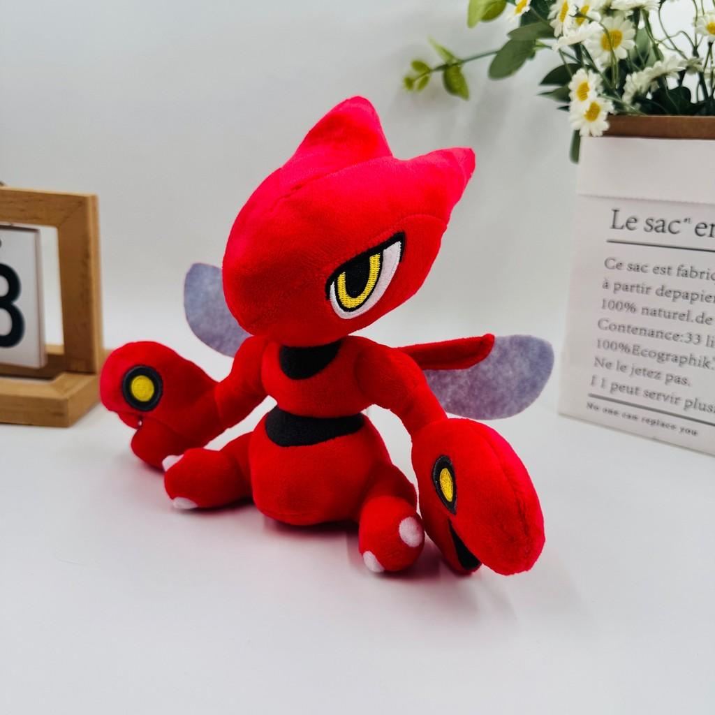 Peluche Pokemon Scizor 21cm Peluche Corto Oggetto da Collezione Per Bambini