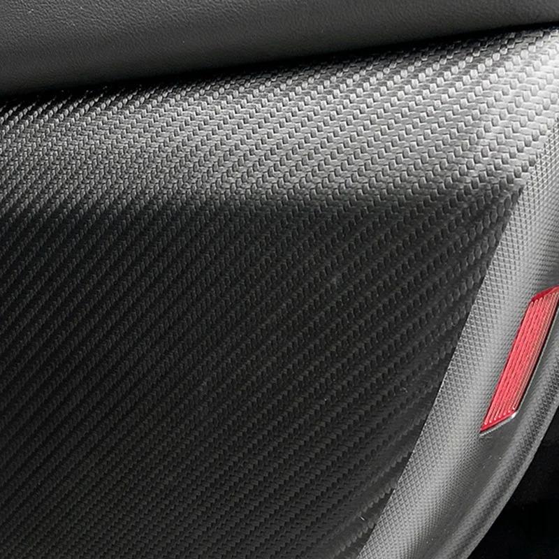 Door Anti-kick Pad Sticker for Ford Mustang Mach-E Kids Anti Kick Anti-Dirty Leather Protective Cover Film Car Interior Stickers