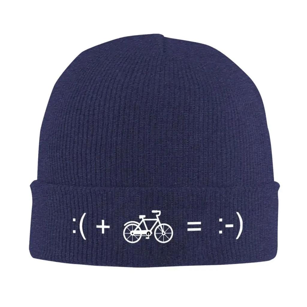 New I Love Bikes And Beer Beanie Hats Bicycle Bonnet Hats Unisex Women Cool Kpop Knitting Hat Autumn Custom Warm Caps