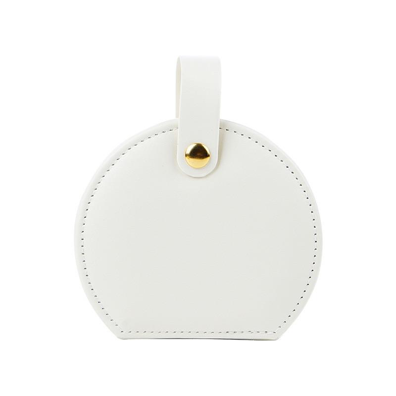 Elegant Leather Jewelry Organizer With Compact Design For Travel And Gift Giving