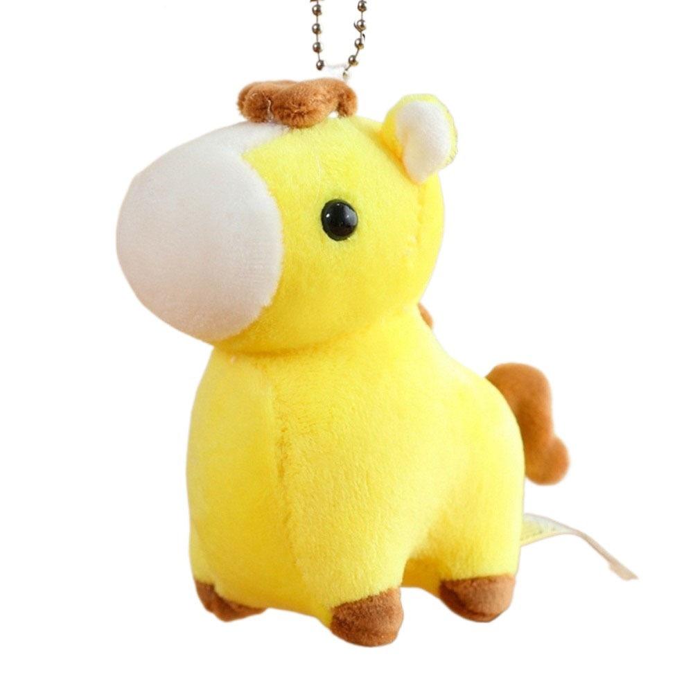 Animal Pony Pendant Steed Doll Chinese New Year Gift Funny Plush Horse Keychain  Year of Horse