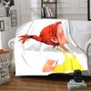 Coperta in Flanella di Pippi Calzelunghe Morbida Calda per Tutte le Stagioni, Design per Campeggio, Viaggio in Auto, Escursionismo Divano, Letto, Ufficio Regalo Perfetto per Feste