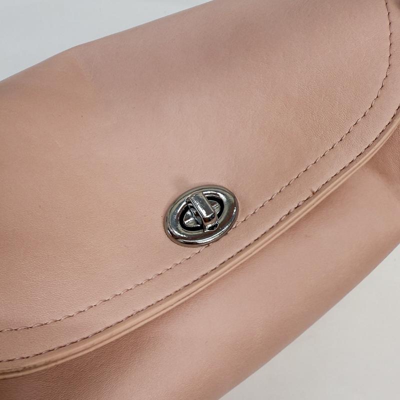 Faux Leather Shoulder Bag Solid Color Women Fashion Crossbody Bag