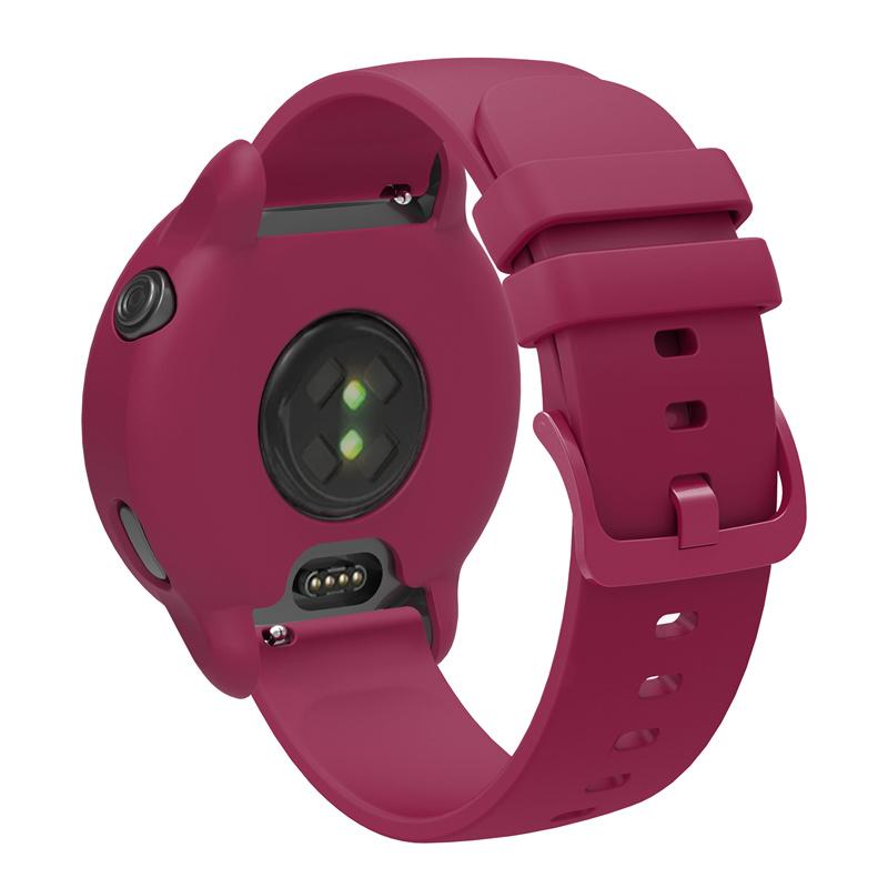Silicone Case+20mm Strap For Garmin Active6