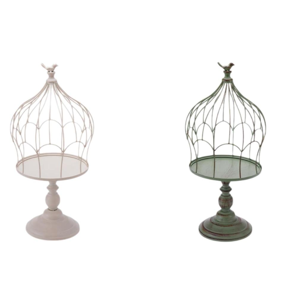 Desktop Iron Birdcage Flower Stand Flower Display Rack for Outdoor Balcony