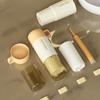 4 In 1 Travel Toothbrush Holder Toothpaste Cup Makeup Storage Case for Business Trip
