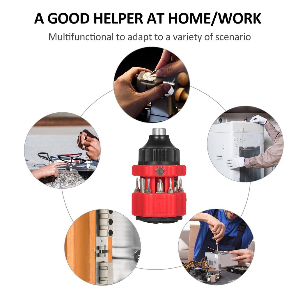 12 In 1 Multifunction Mini Combination Ratchet Screwdriver Kit Multi Bit Set Multi Screwdriver Tool Mobile Phone Repair