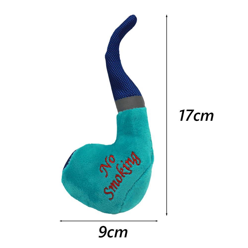 Plush Pipe Slippers Pet Stuffed Toys for Small Dogs Squeaky Puppy Dog Chew Toy Chihuahua Pug Clean Teeth Honden Speelgoed Pipe