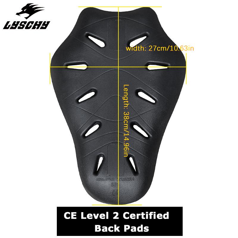 CE Level 2 Certification Protective Gear For Motorcycle Jacket Back Protector Thicken Elasticity Rider Armor Chest Spine Pads