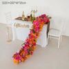 UFlower 200cm Artificial Cherry Blossom Flower Wedding Background Wall Decor Party Wall Decoration Center for Table Stage Home