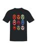 Officially Licensed Legends Of Lucha Libre Colorful Luchador Mask Mens T-shirt