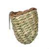 Bird Hatching Breeding House With Hook Handwoven Bird Nest for Garden Decoration Outdoor Use