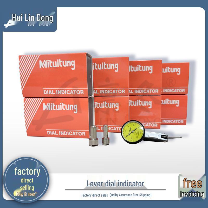 Magnetic Dial Indicator Stand with Gauge and Micrometer - Thickened Mechanical Support Rod with Universal Hydraulic Fine-Tuning.