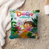 Cartoon-DORA-The-Explore Pillow Anime Pillow Sofa Bed Head Pillow Cover Cushion Cover 45x45 Cm Fashion