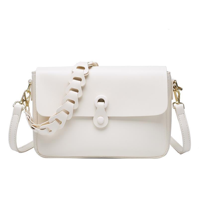 Autumn and Winter New Fashion Box Messenger Bag One Shoulder Armpit Bag Guangzhou High-end Leather OEM