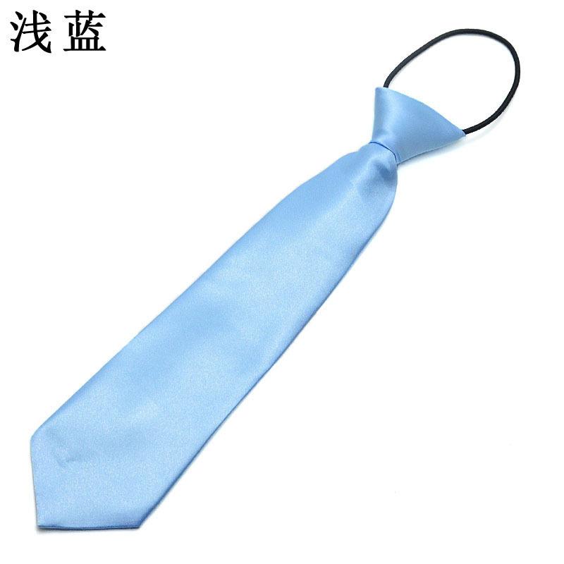 

Удобные галстуки для детских командных выступлений, никаких маленьких галстуков, повседневные резинки, ленивые галстуки светло-синий