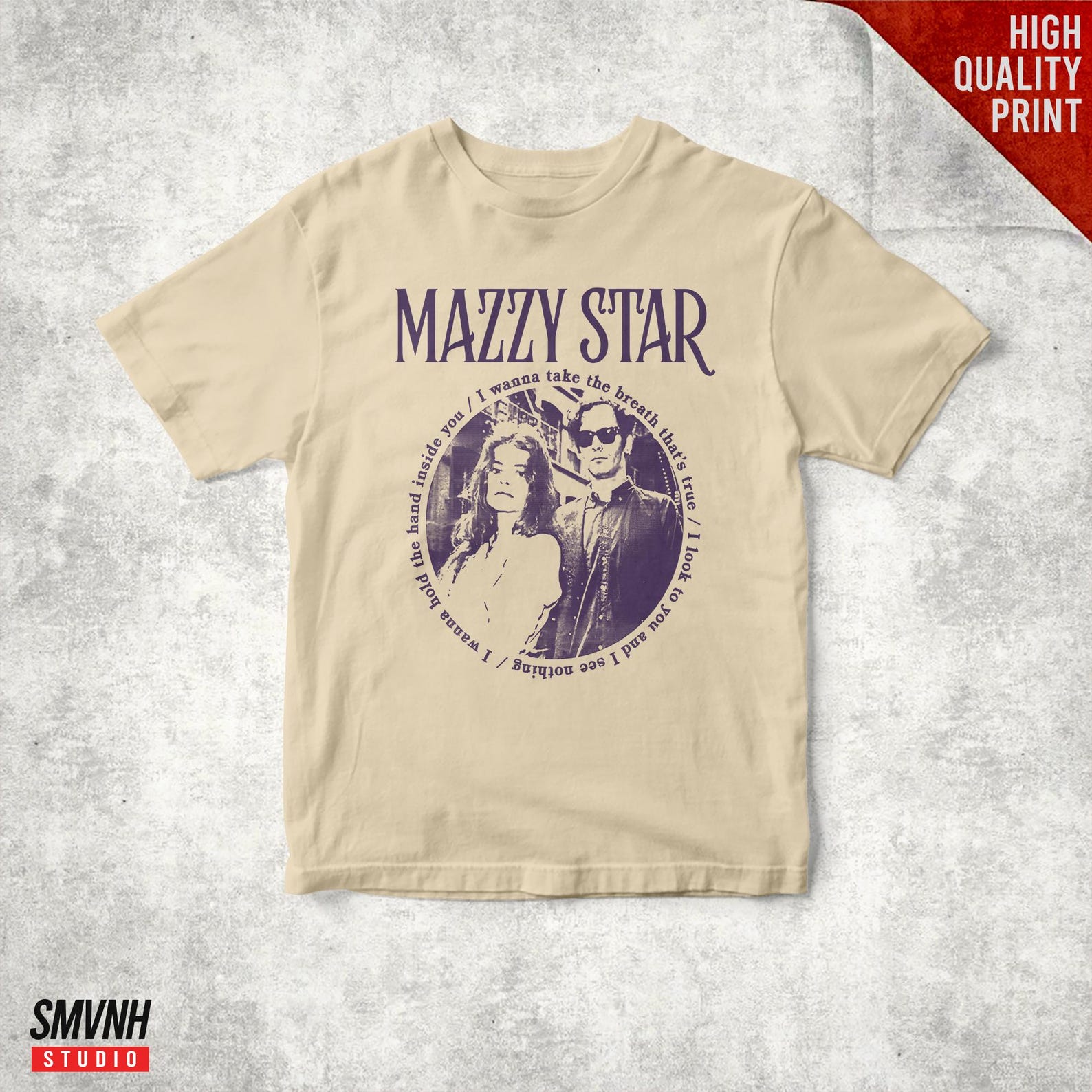 Vintage Mazzy Star 80s Unisex T shirt S