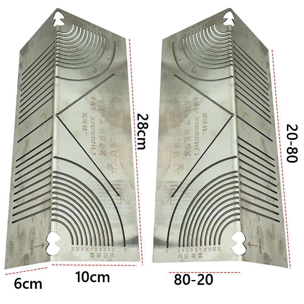 Vinkelbue Markeringsverktøy Rørskjæreguide Justerbart Rørmarkerings Sveiseverktøy Linjetegningsverktøy for Metallarbeid Ingeniørfag