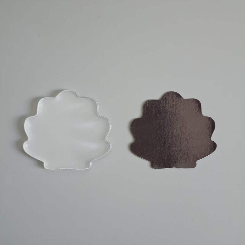 Acrylic DIY Refrigerator Magnet Set with Transparent Magnetic Pieces and Adhesive Backing