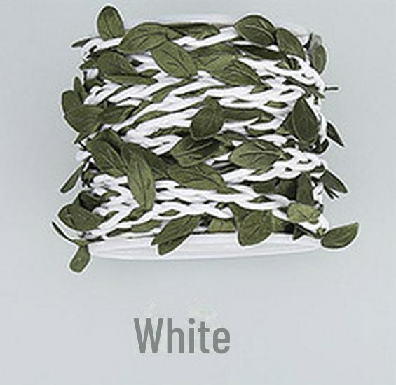 „5 mm Hanfseil mit gemischten Blättern – Forest Series Dekoratives DIY-Rattan“