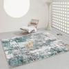 Ink Wash Abstract Carpet for Living Room Minimalism Decoration Large Area Antiskid Rugs Bedroom Bedside Washable Plush Mat Soft