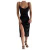 Women's Casual  Fashion Sexy Slim Slit Sling Dress