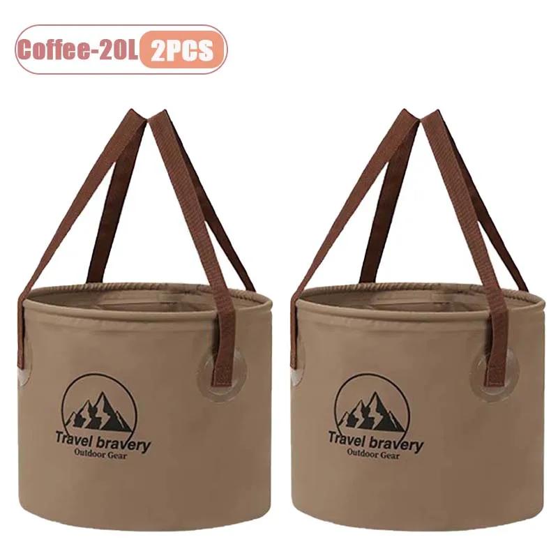 5/10/20LCollapsible Water Bucket Portable Outdoor Foldable Storage Container for Camping Hiking Beach Picnic Storage Basket