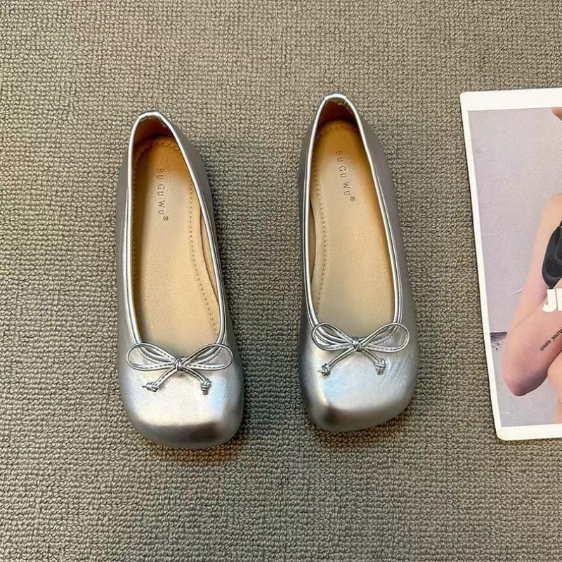 Fashion New Style Brand Women Flats Soft Ballet Shoes Slip on Loafers Soft Moccasins Casual Shoes Ladies Shoes Bow Knot Zapatos Mujer